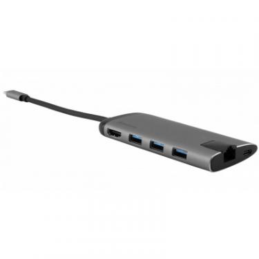 Концентратор Verbatim USB-C to U3.1G1/U3.0/HDMI/SD/mSD/RJ45 Фото 3