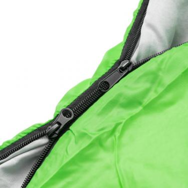 Спальный мешок Кемпінг Peak 200R з капюшоном Green Фото 4