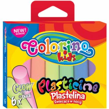 Набор для творчества Colorino Пластилин Флуоресцентный 6 цветов 100 г Фото