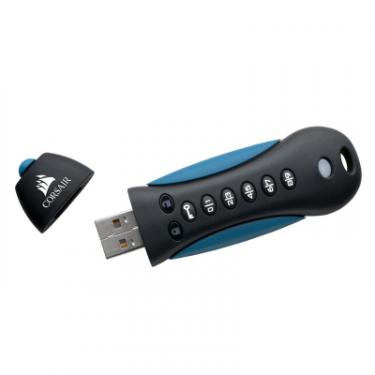 USB флеш накопитель Corsair 16GB Padlock 3 Blue USB 3.0 Фото 3
