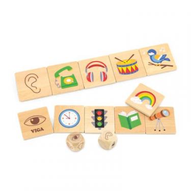 Развивающая игрушка Viga Toys Деревянный пазл-игра Изучаем чувства Фото 2
