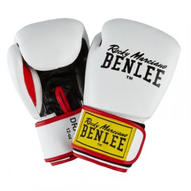 Боксерские перчатки Benlee Draco 14oz White/Black/Red Фото