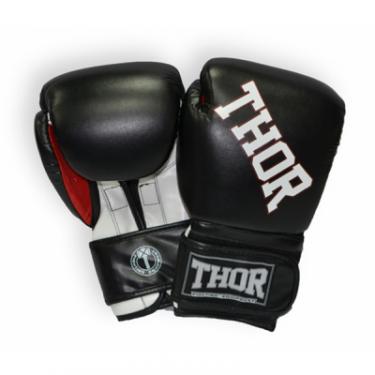 Боксерские перчатки Thor Ring Star 12oz Black/White/Red Фото