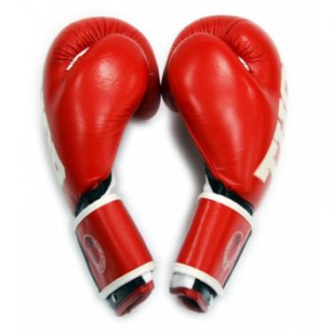 Боксерские перчатки Thor Shark Шкіра 14oz Червоні Фото 1