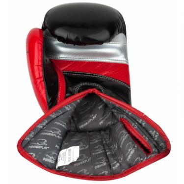Боксерские перчатки PowerPlay 3007 8oz Black Фото 4