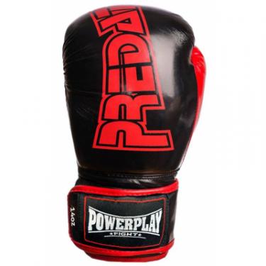 Боксерские перчатки PowerPlay 3017 12oz Black Фото 2
