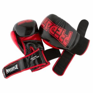 Боксерские перчатки PowerPlay 3017 12oz Black Фото 3