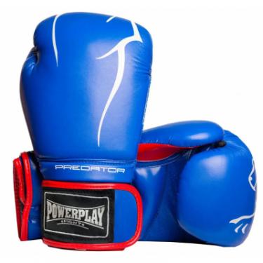 Боксерские перчатки PowerPlay 3018 12oz Blue Фото