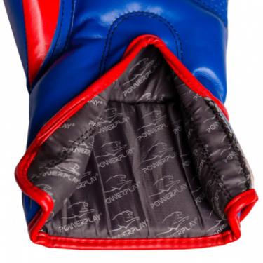 Боксерские перчатки PowerPlay 3018 12oz Blue Фото 4