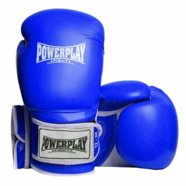 Боксерские перчатки PowerPlay 3019 16oz Blue Фото