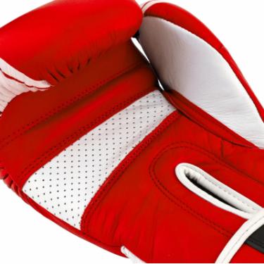 Боксерские перчатки PowerPlay 3023A 10oz Red/White Фото 4