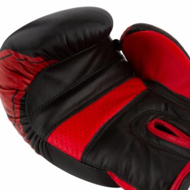 Боксерские перчатки PowerPlay 3023A 16oz Black/Red Фото 3