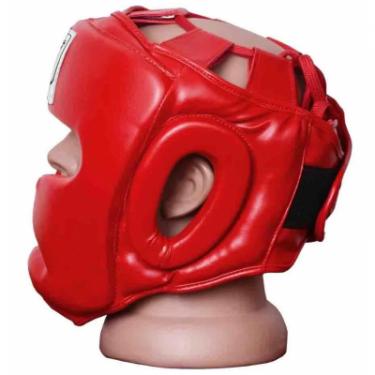 Боксерский шлем PowerPlay 3043 M Red Фото 3