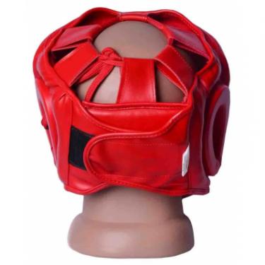 Боксерский шлем PowerPlay 3043 M Red Фото 4