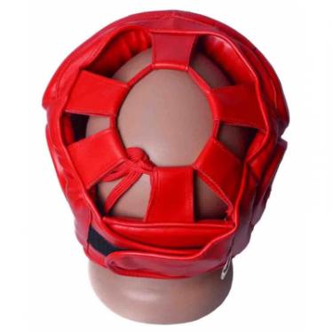 Боксерский шлем PowerPlay 3043 M Red Фото 5