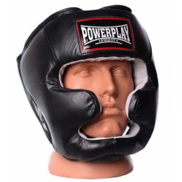 Боксерский шлем PowerPlay 3065 S/M Black Фото 2