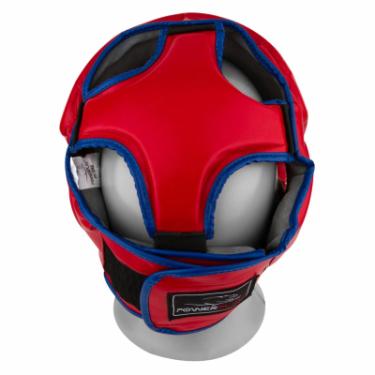 Боксерский шлем PowerPlay 3068 S Red/Blue Фото 3