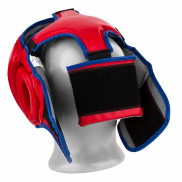 Боксерский шлем PowerPlay 3068 S Red/Blue Фото 4