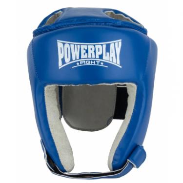 Боксерский шлем PowerPlay 3084 S Blue Фото 1