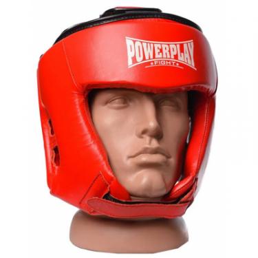 Боксерский шлем PowerPlay 3049 L Red Фото 1