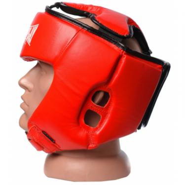 Боксерский шлем PowerPlay 3049 L Red Фото 2