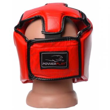 Боксерский шлем PowerPlay 3049 L Red Фото 3