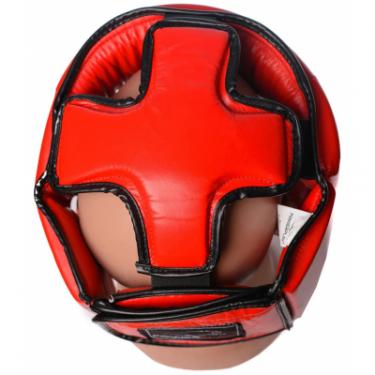 Боксерский шлем PowerPlay 3049 L Red Фото 4