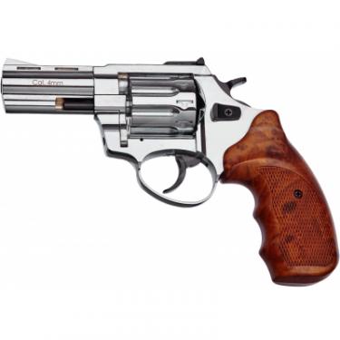 Револьвер под патрон Флобера Stalker 3" 4 мм Nickel Brown Фото