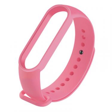 Ремешок для фитнес браслета BeCover Silicone для Xiaomi Mi Smart Band 5 Pink Фото 1