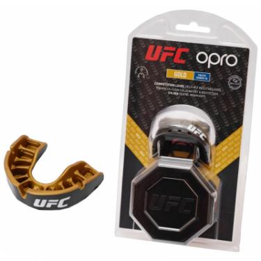 Капа Opro Junior Gold UFC Hologram Black Metal/Gold Фото