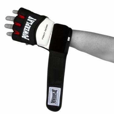 Перчатки для MMA PowerPlay 3075 L Black/White Фото 3