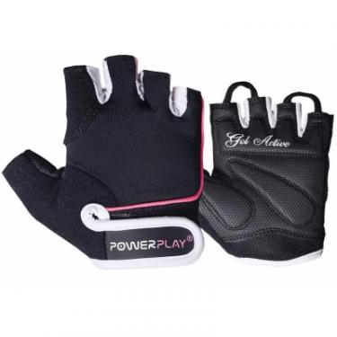 Перчатки для фитнеса PowerPlay 1750M Pink Line Фото