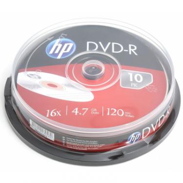 Диск DVD HP DVD-R 4.7GB 16X 10шт Фото