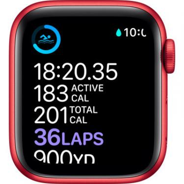 Смарт-часы Apple Watch Series 6 GPS, 40mm PRODUCT(RED) Aluminium Ca Фото 3