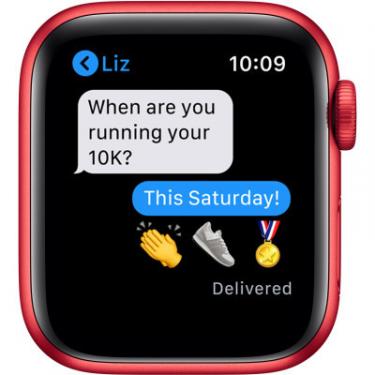 Смарт-часы Apple Watch Series 6 GPS, 40mm PRODUCT(RED) Aluminium Ca Фото 4