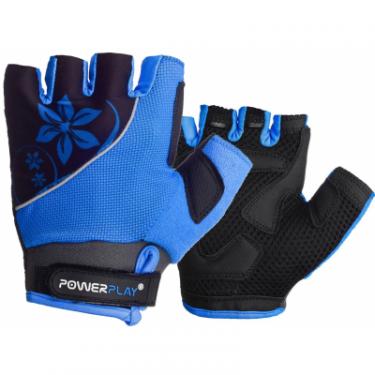 Велоперчатки PowerPlay Women 5281 Blue XS Фото