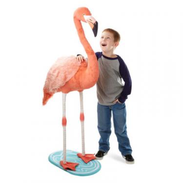 Мягкая игрушка Melissa&Doug Розовый плюшевый фламинго, 140 см Фото 2