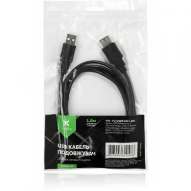 Дата кабель Vinga USB 2.0 AM/AF 3.0m Фото 3