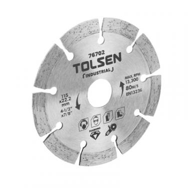 Диск пильный Tolsen алмазный сегментный 125x22.2х10 мм Фото
