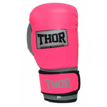 Боксерские перчатки Thor Typhoon 10oz Pink/White/Grey Фото 1