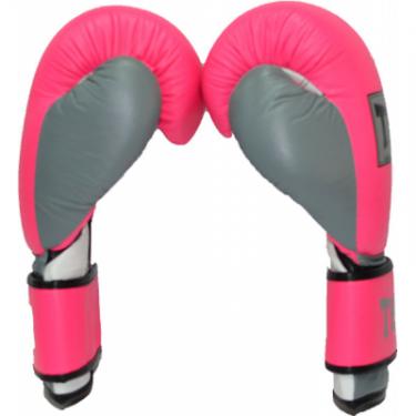 Боксерские перчатки Thor Typhoon 10oz Pink/White/Grey Фото 3