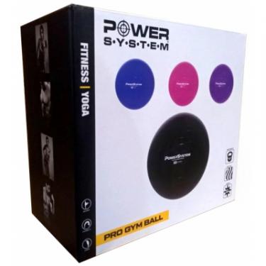 Мяч для фитнеса Power System PS-4018 85cm Black Фото 1