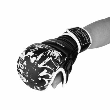 Перчатки для карате PowerPlay 3092KRT Black/White XS Фото 3