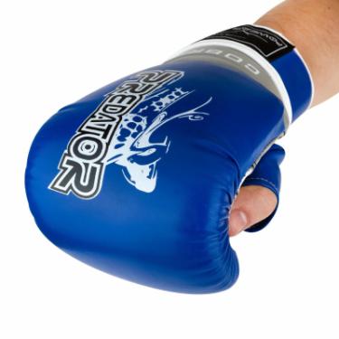 Снарядные перчатки PowerPlay 3038 Синьо-Сірі L Фото 5