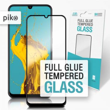 Стекло защитное Piko Full Glue для Xiaomi Poco X3 black Фото