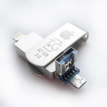 USB флеш накопитель T&G 32GB 007 Metal Series USB 3.0/Lightning Фото 2