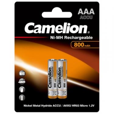 Аккумулятор Camelion AAA 800mAh Ni-MH * 2 R03-2BL Фото