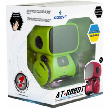 Интерактивная игрушка AT-Robot робот с голосовым управлением зеленый, укр Фото 3