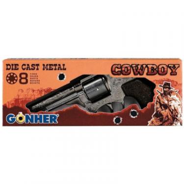 Игрушечное оружие Gonher Револьвер Ковбойский 8 зарядное Фото 3