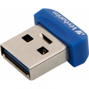 USB флеш накопитель Verbatim 64GB Store 'n' Stay NANO Blue USB 3.0 Фото 2